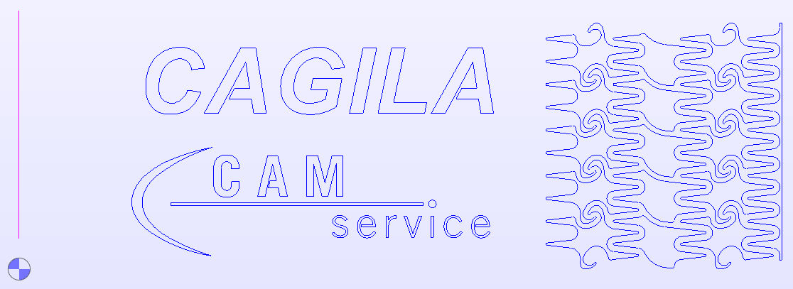 CAGILA 2D - CAGILA Logo Cutting Path